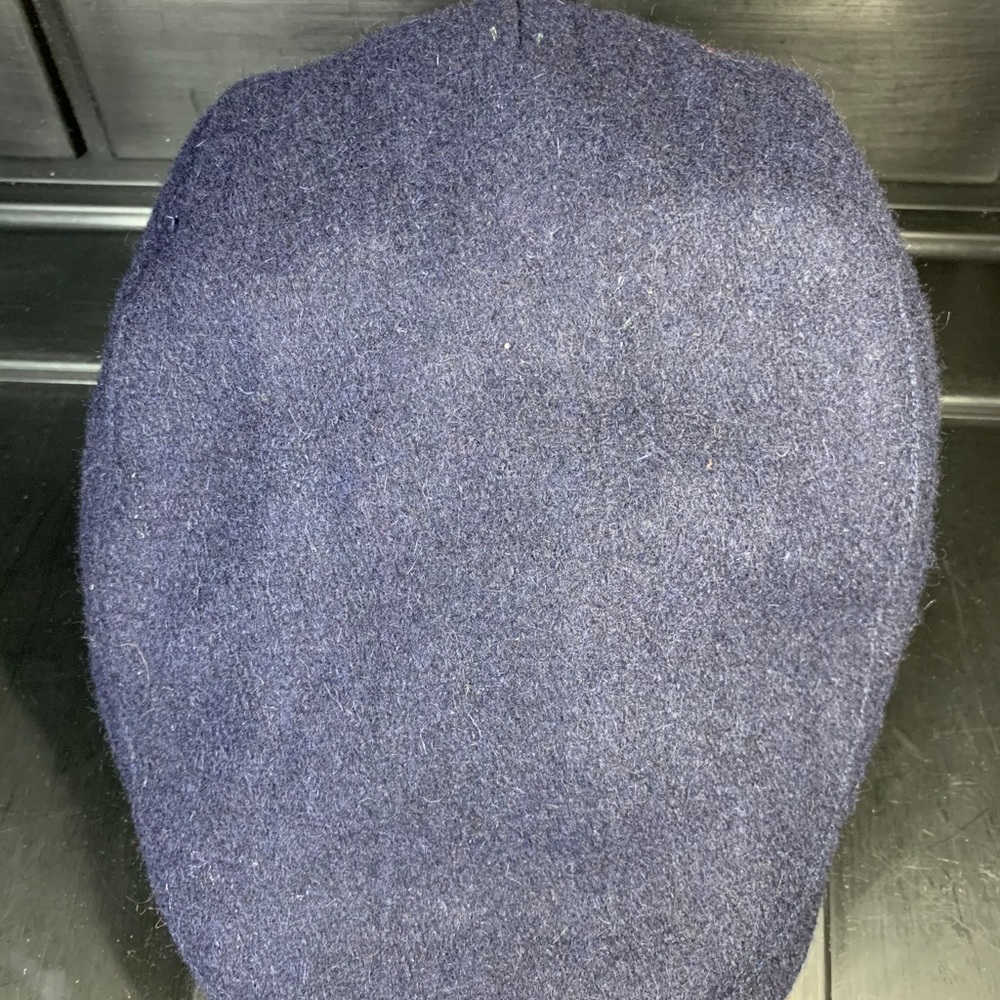 BRONER Navy WOOL CABBIE NEWSBOY CAP Hat‎ #41517 - Picture 3 of 8